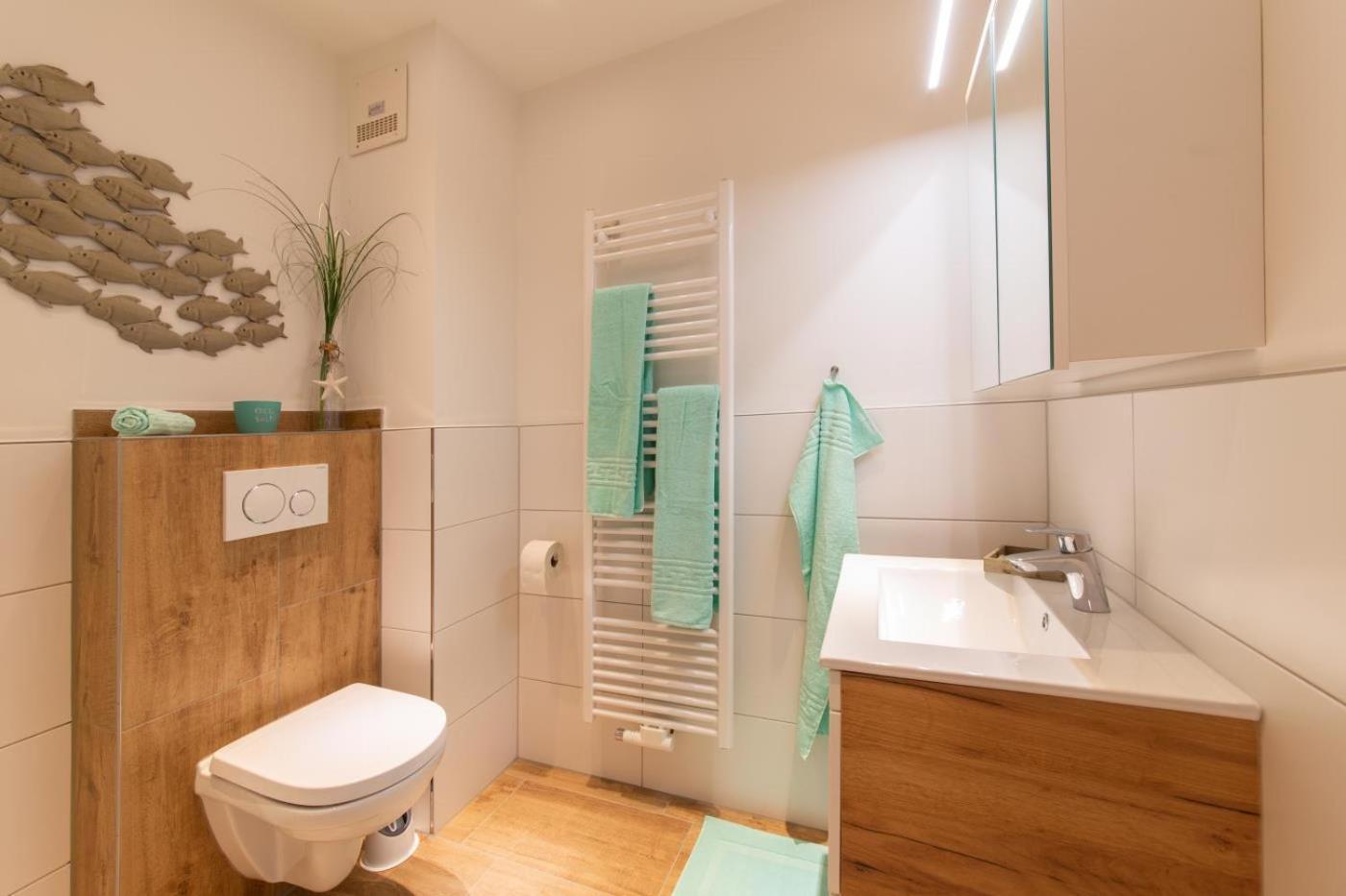 Ferienwohnung Kleine Strandkoje ฮัฟฟ์ครูก ภายนอก รูปภาพ