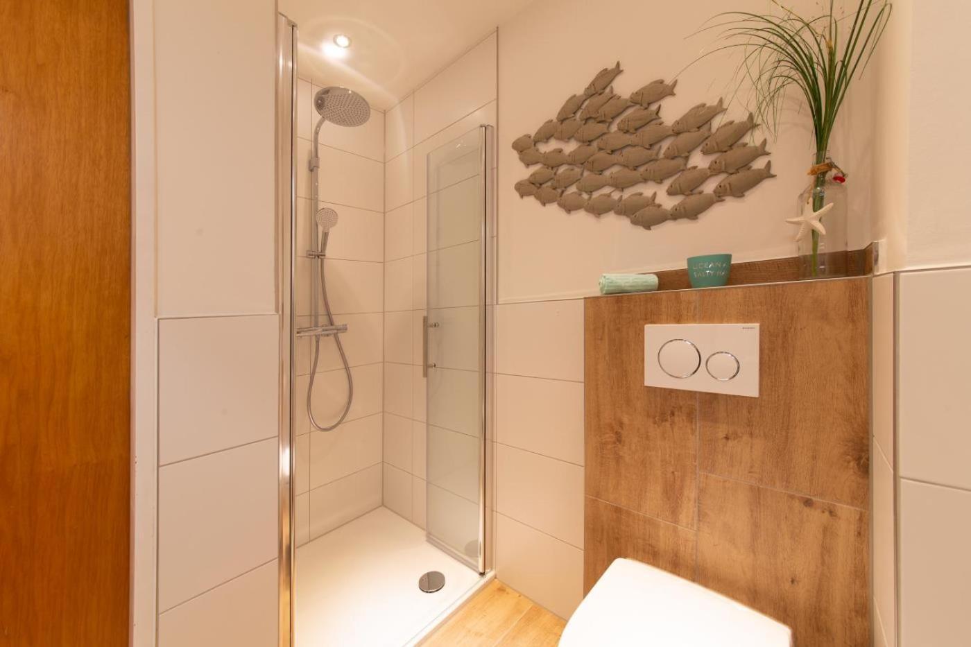 Ferienwohnung Kleine Strandkoje ฮัฟฟ์ครูก ภายนอก รูปภาพ