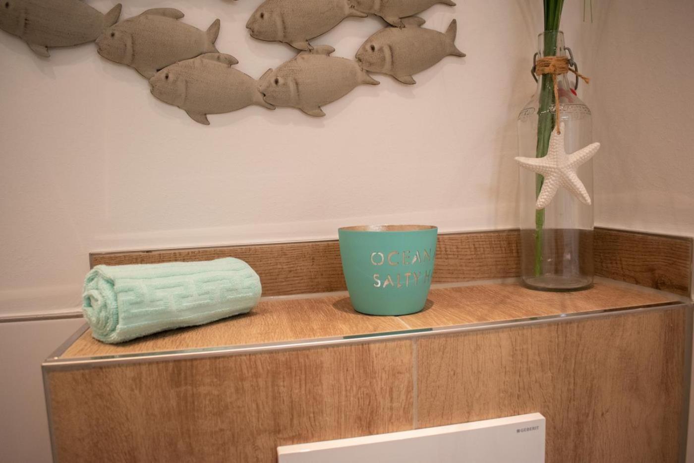 Ferienwohnung Kleine Strandkoje ฮัฟฟ์ครูก ภายนอก รูปภาพ