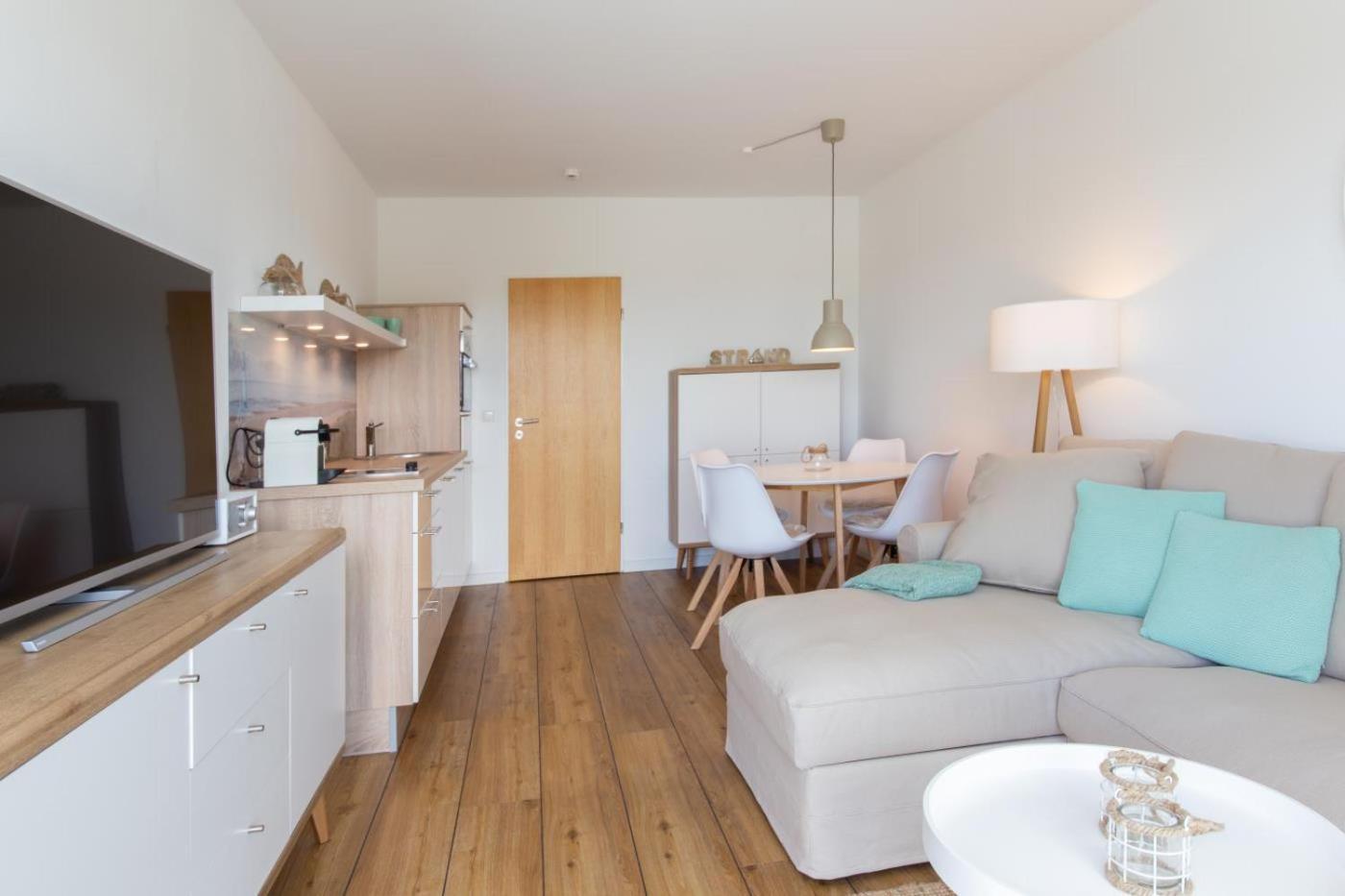 Ferienwohnung Kleine Strandkoje ฮัฟฟ์ครูก ภายนอก รูปภาพ