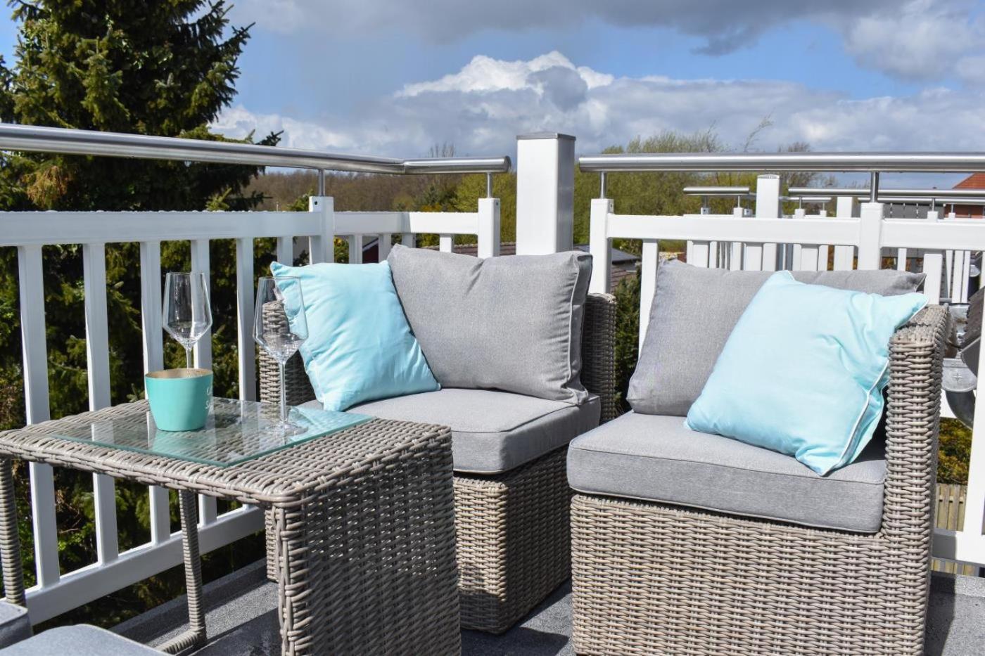Ferienwohnung Kleine Strandkoje ฮัฟฟ์ครูก ภายนอก รูปภาพ